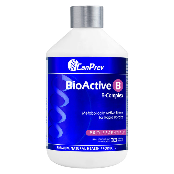CanPrev BioActiveB B-Complex 500mlLiquid 33Servings