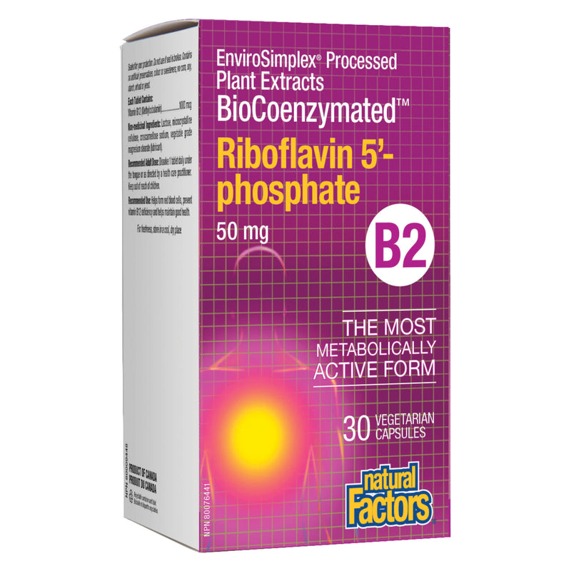 BioCoenzymated B-2 Riboflavin 5' - Phosphate 50 mg