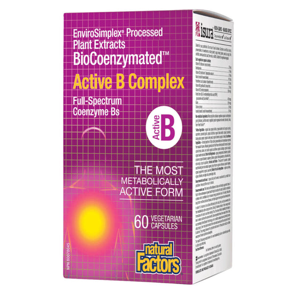 Box of BioCoenzymated™ Active B Complex 60 Vegetarian Capsules