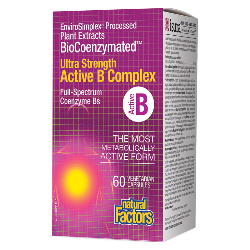 BioCoenzymated™ Active B Complex Ultra Strength 60 Vegetarian Capsules