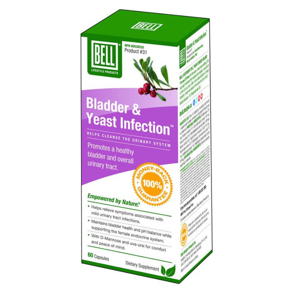 Box of Bell Bladder & Yeast Infection 60 Capsules