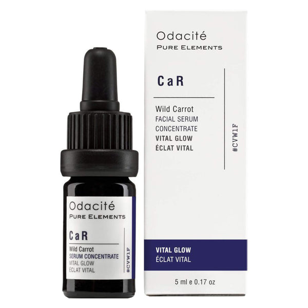 Dropper Bottle of Odacite CaR / Vital Glow Wild Carrot Serum Concentrate 0.17 Ounces