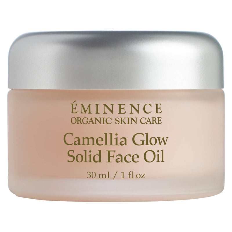 Jar of Eminence Camellia Glow Solid Face Oil 1 Ounce