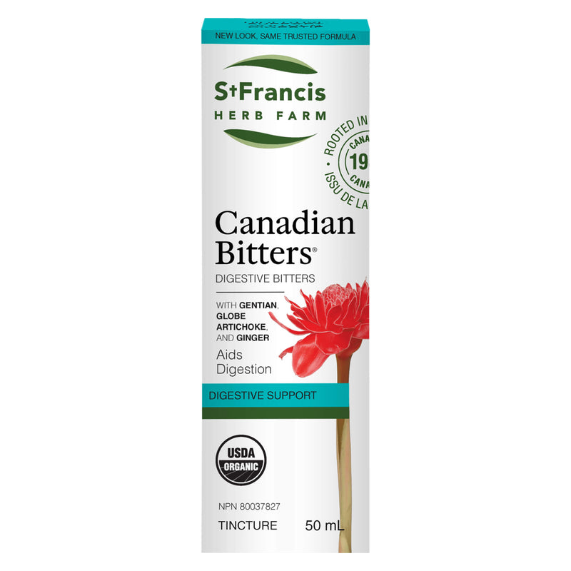 Box of St. Francis Herb Farm Canadian Bitters Tincture 50 Milliliters