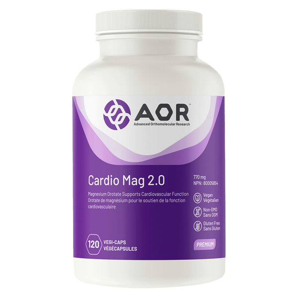 AOR - Cardio Mag 2.0 120 Vegi-Caps | Optimum Health Vitamins, Canada