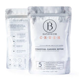 Bag of Bathorium Charcoal Garden Detox Bath Crush 600 Grams