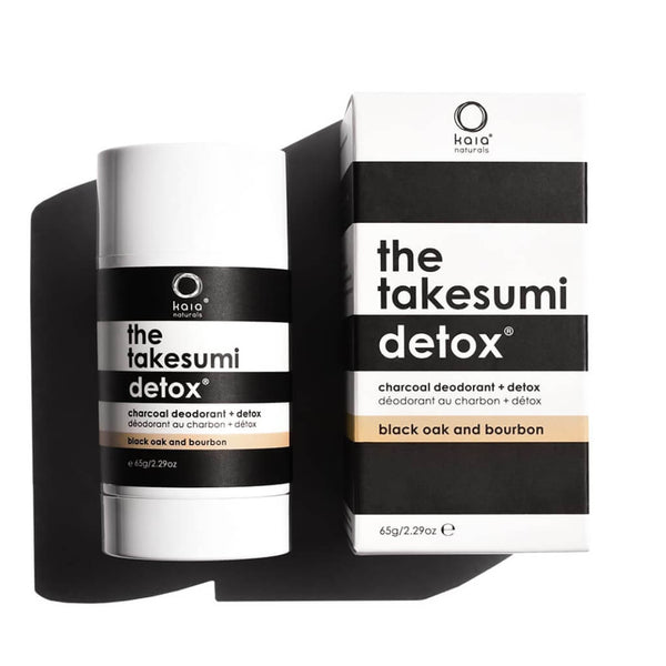 Kaia Naturals The Takesumi Detox Charcoal Deodorant Black Oak & Bourbon 65 Grams | Optimum Health Vitamins, Canada
