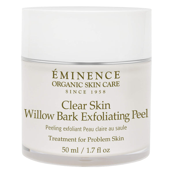 Jar of Eminence Clear Skin Willow Bark Exfoliating Peel 50 Milliliters