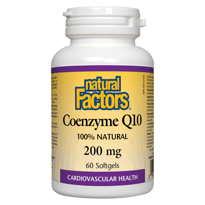 Bottle of Coenzyme Q10 200 mg 60 Softgels