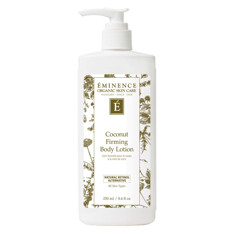 Pump Bottle of Eminence Coconut Firming Body Lotion 250 Milliliters