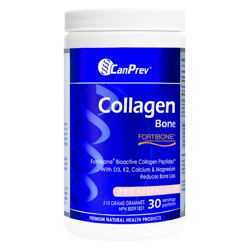 Bottle of CanPrev Collagen Bone Powder 210 Grams