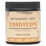 Jar of Harmonic Arts Cordyceps Concentrated Mushroom Powder 45 Grams