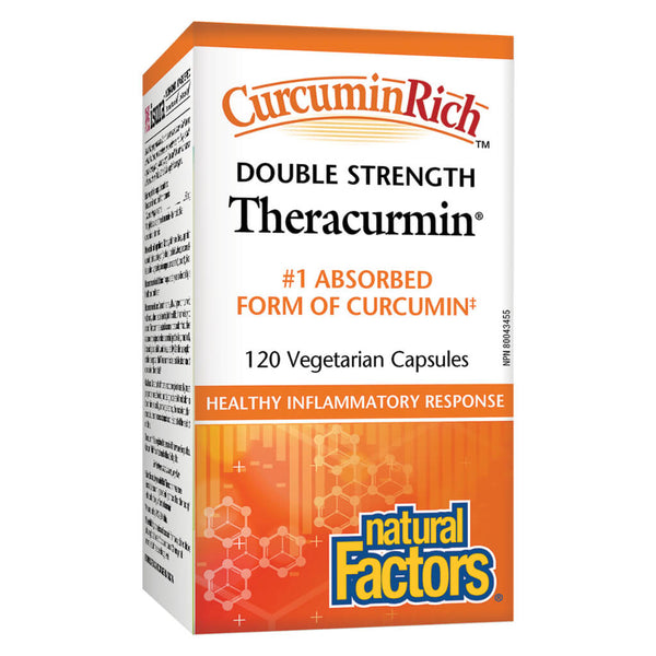 CurcuminRich™ Theracumin (Double Strength) 120 Vegetarian Capsules