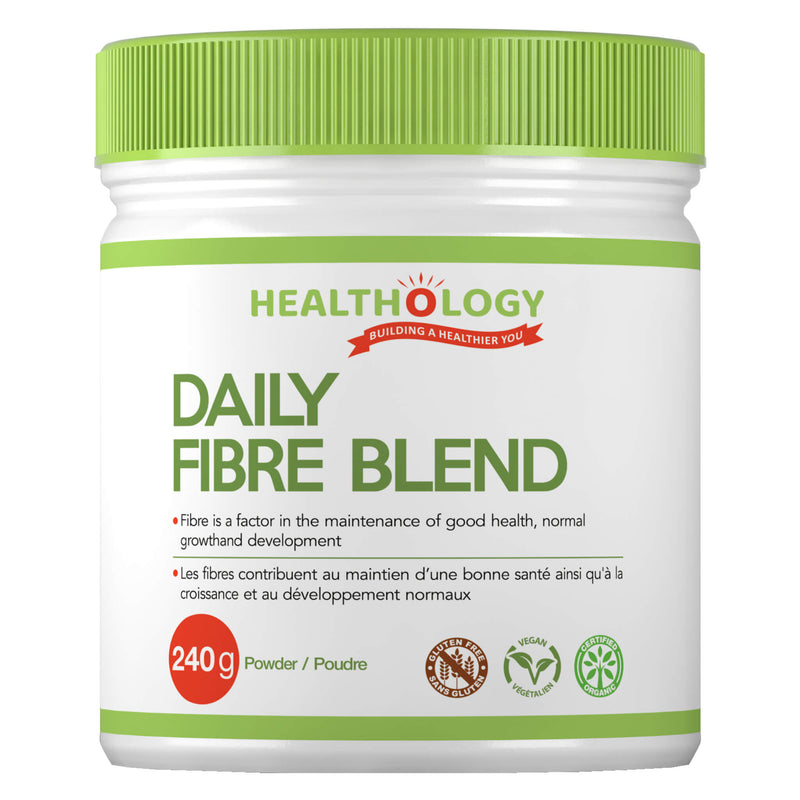 Container of Healthology Daily Fibre Blend 240 Grams