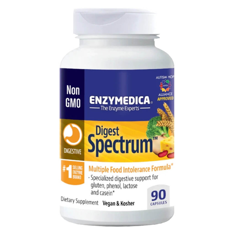 Bottle of Enzymedica Digest Spectrum 90 Capsules