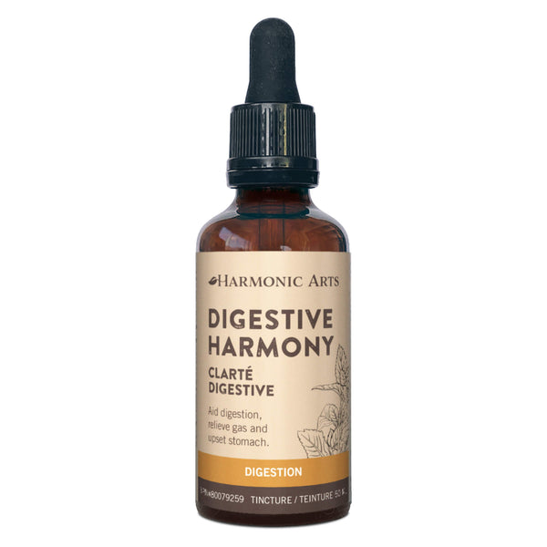 Dropper Bottle of Harmonic Arts Digestive Harmony Tincture 50 Milliliters