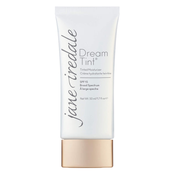 Bottle of Jane Iredale Dream Tint Tinted Moisturizer 50 Milliliters