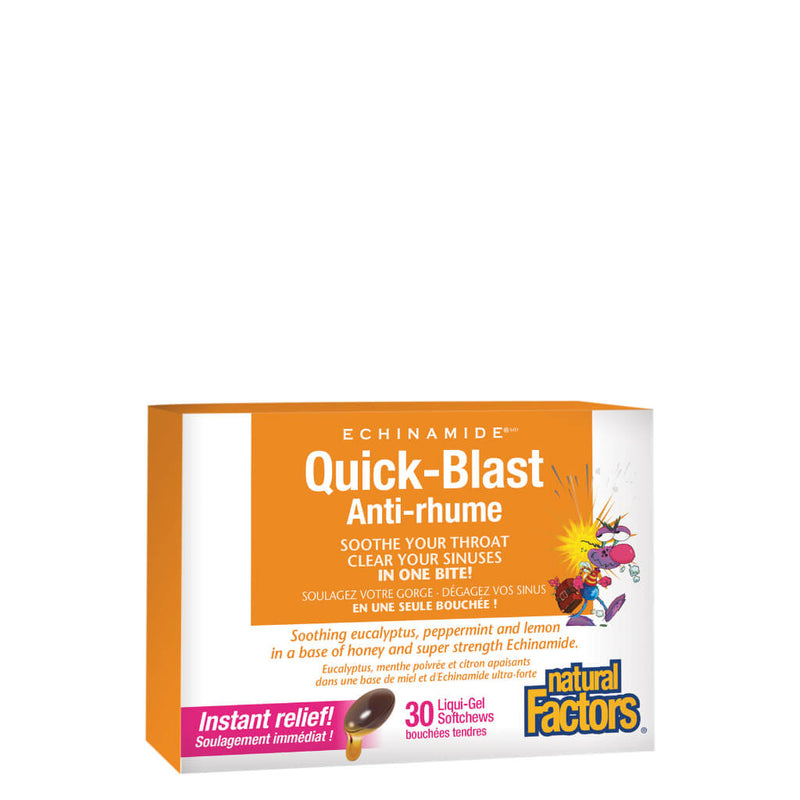 Box of Echinamide Quick-Blast Liquid-Gel 30 Softchews