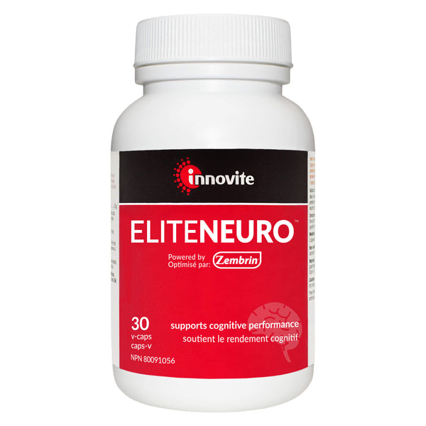 Bottle of Innovite EliteNeuro 30 V-Capsules | Optimum Health Vitamins, Canada
