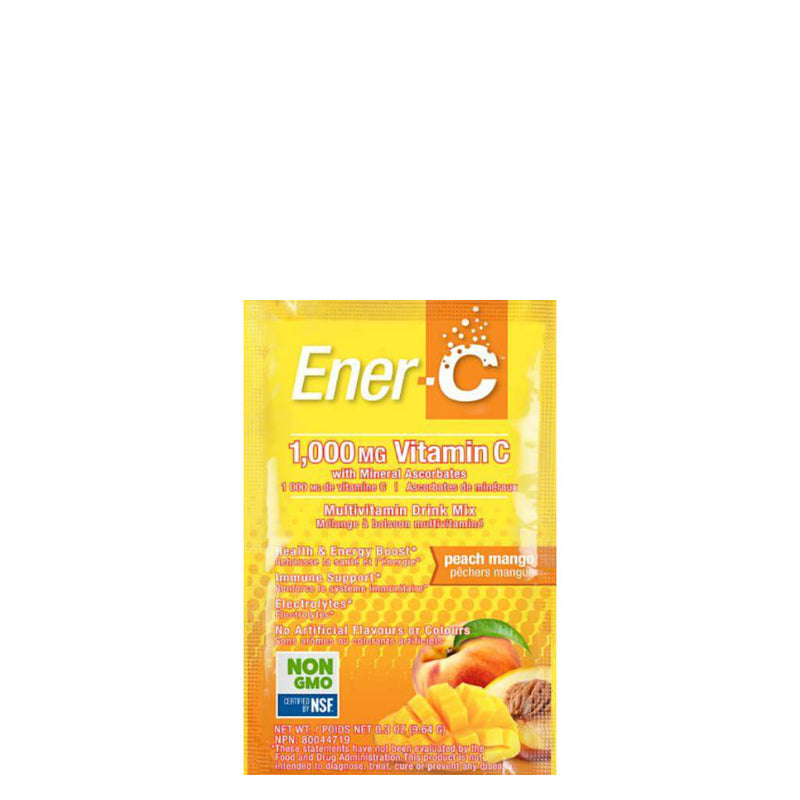Packet of Ener-C Multivitamin Drink Mix (Peach Mango)