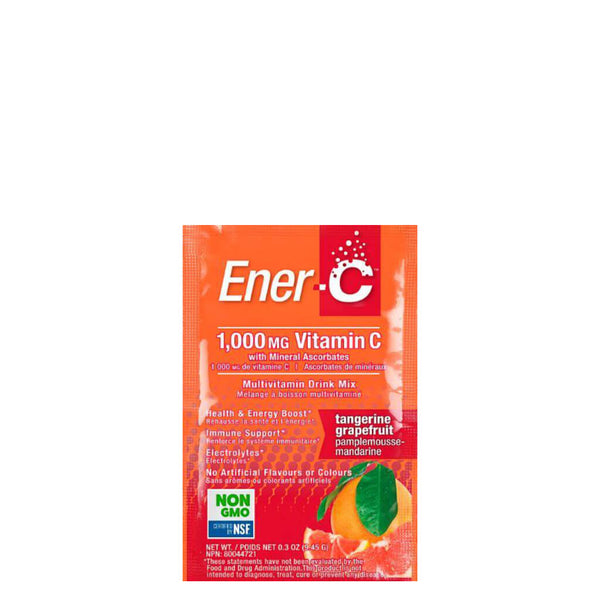Packet of Ener-C Multivitamin Drink Mix (Tangerine Grapefruit)