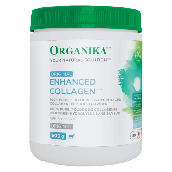 Organika - Original Enhanced Collagen 500 g | Optimum Health Vitamins, Canada