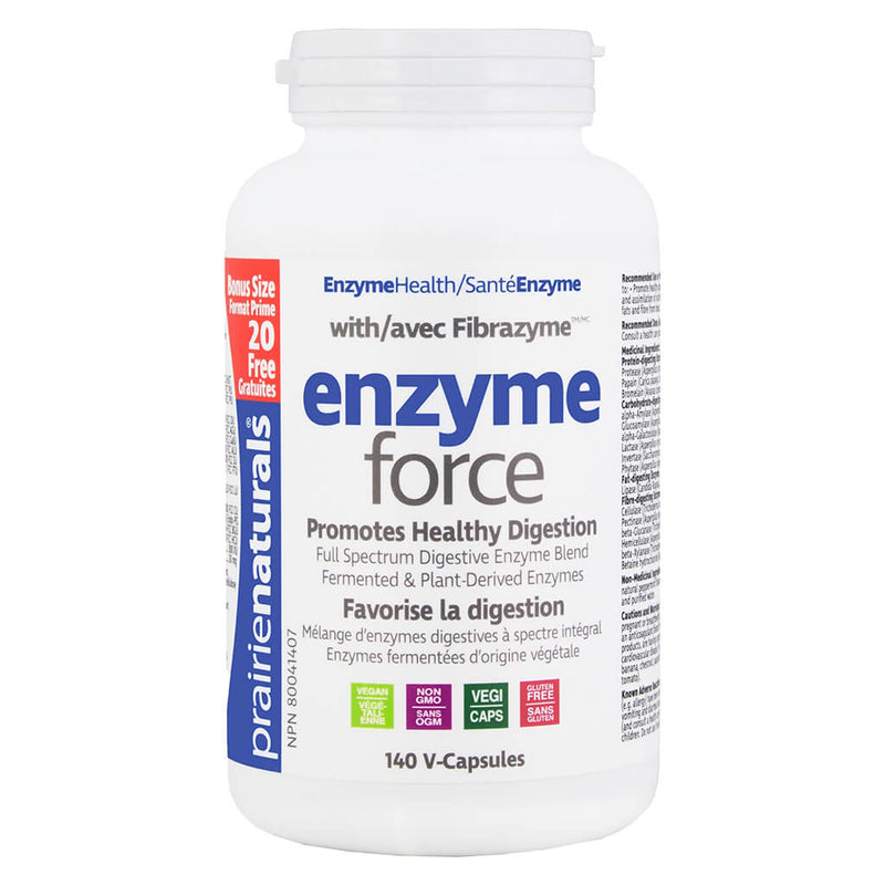 Bottle of Enzyme Force 140 V-Capsules