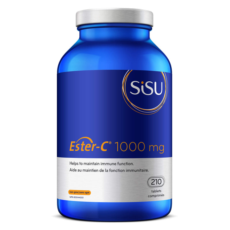 Bottle of Sisu Ester-C 1000 mg 210 Tablets