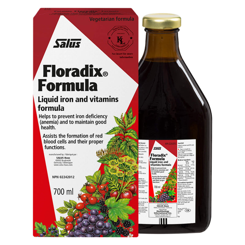 Box & Bottle of Floradix Formula 700 Milliliters