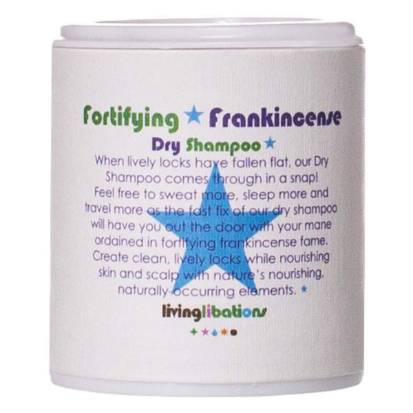 Container of Living Libations Fortifying Frankincense Dry Shampoo 1 Ounce