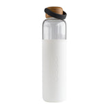 Soma Glass Water Bottle White 24 Ounces 750 Milliliters
