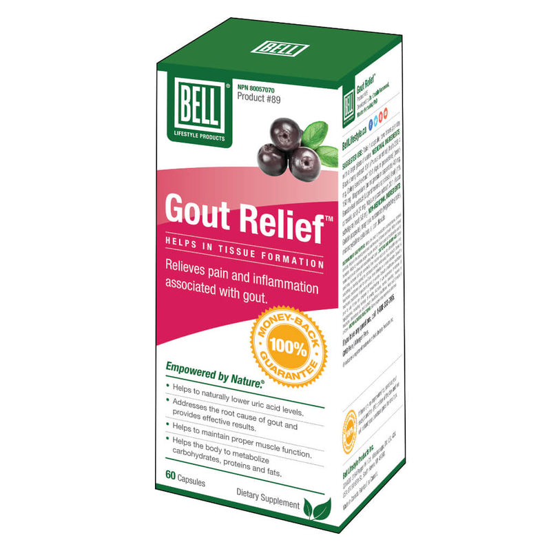 Box of Bell Gout Relief™ 60 Capsules