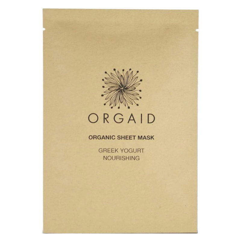 Orgaid Organic Sheet Mask Greek Yogurt & Nourishing