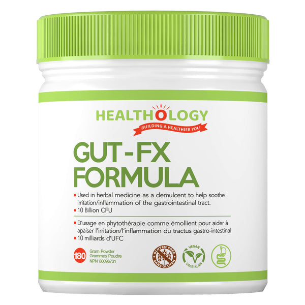 Container of Healthology Gut-FX Formula 180 Grams