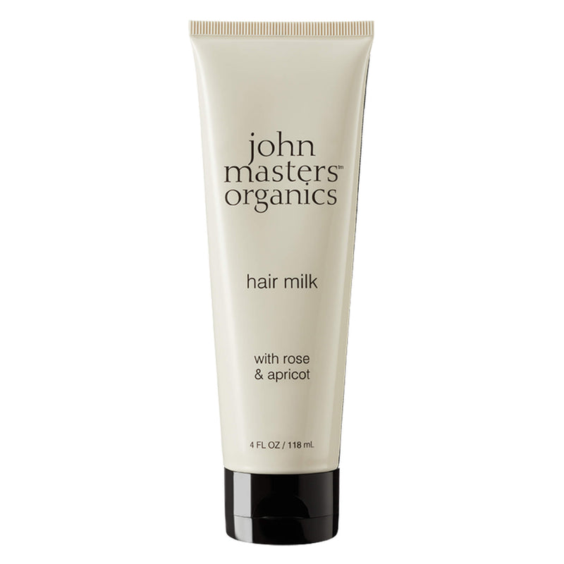 Bottle of John Masters Organics Hair Milk with Rose & Apricot 4 Ounces