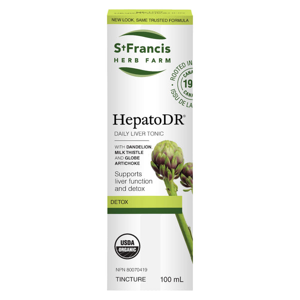 Box of St. Francis Herb Farm HepatoDR Tincture 100 Milliliters