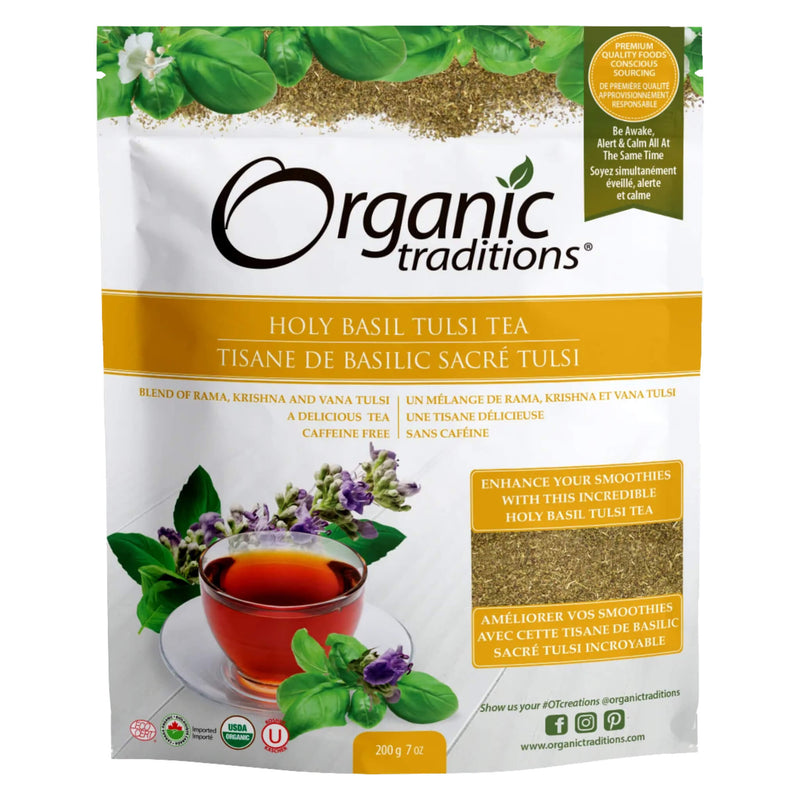 Organic Traditions Organic Holy Basil (Tulsi) Tea Cut
