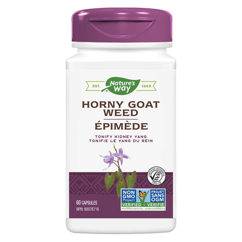 Bottle of Nature's Way Horny Goat Weed 60 Capsules