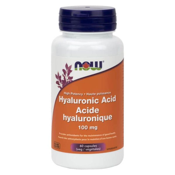 Bottle of Hyaluronic Acid 100 mg 60 Vegetable Capsules