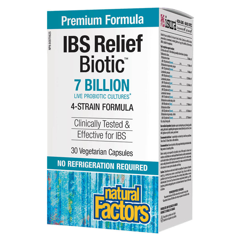 Box of IBS Relief Biotic 7 Billion 30 Vegetarian Capsules