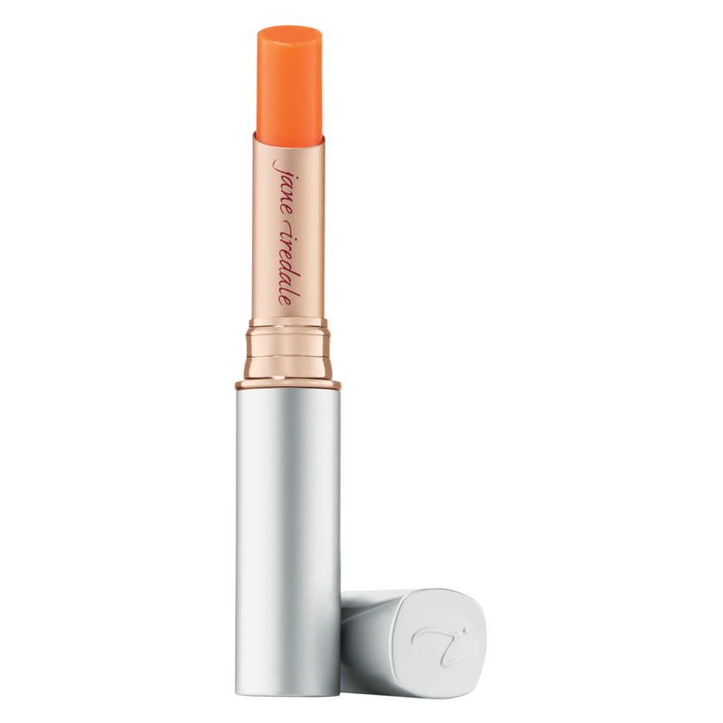 Tube of Jane Iredale Just Kissed Lip Cheek Stain Forever Peach 3 Grams