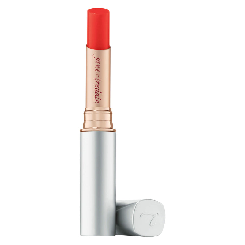 Tube of Jane Iredale Just Kissed Lip Cheek Stain Forever Red 3 Grams