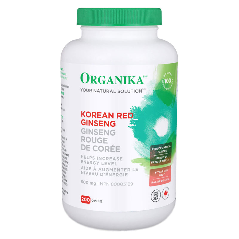 Organika KoreanRedGinseng 500mg 200Capsules