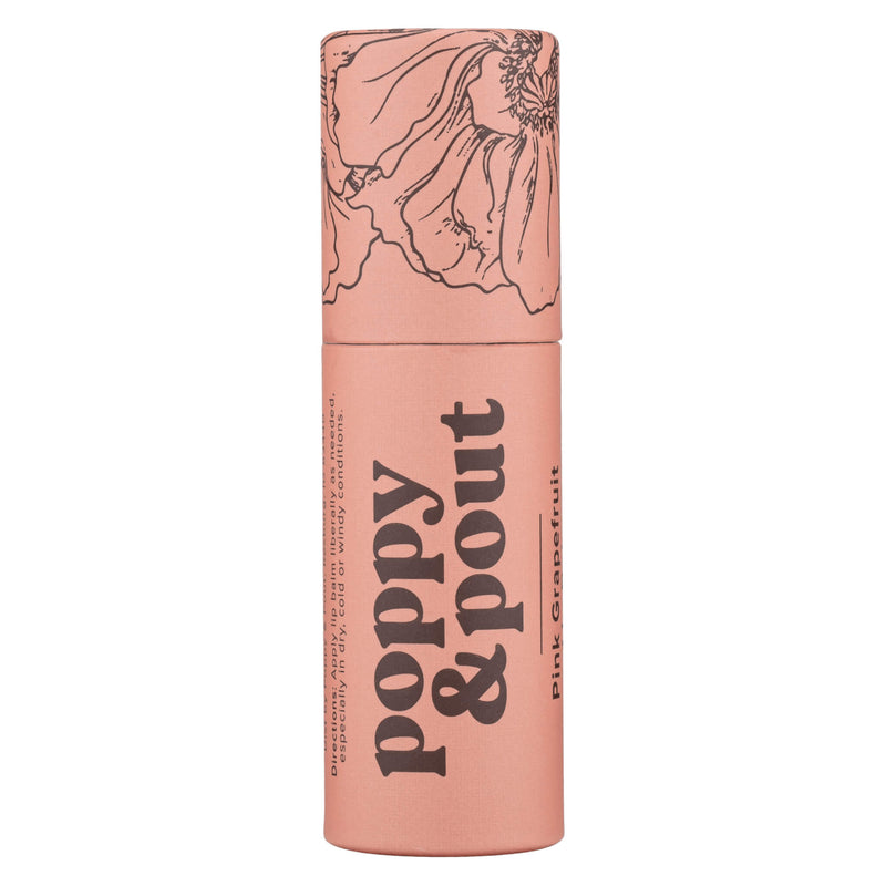 Poppy&Pout LipBalm PinkGrapefruit 0.3oz