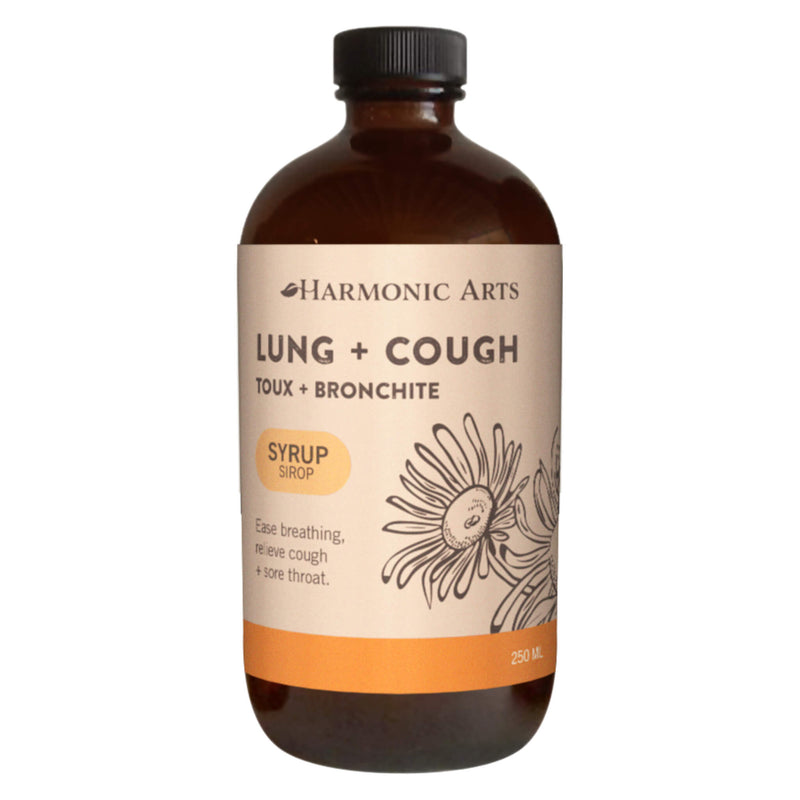 Harmonic Arts - Lung & Cough Syrup 250 Milliliters | Optimum Health Vitamins, Canada