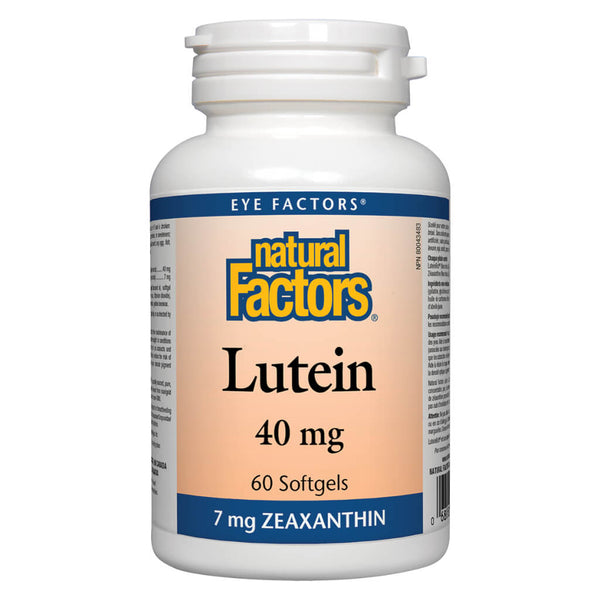 Bottle of Lutein 40 mg 60 Softgels