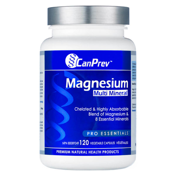 Bottle of Magnesium Multi-Mineral 120 Vegetable Capsules