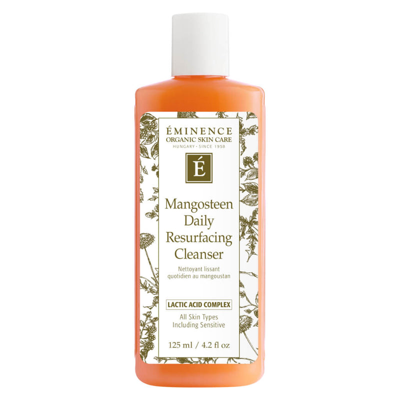 Bottle of Eminence Mangosteen Daily Resurfacing Cleanser 125 Milliliters