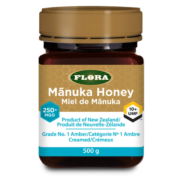 Jar of Flora Manuka Honey Blend (MGO 250+) 500 Grams