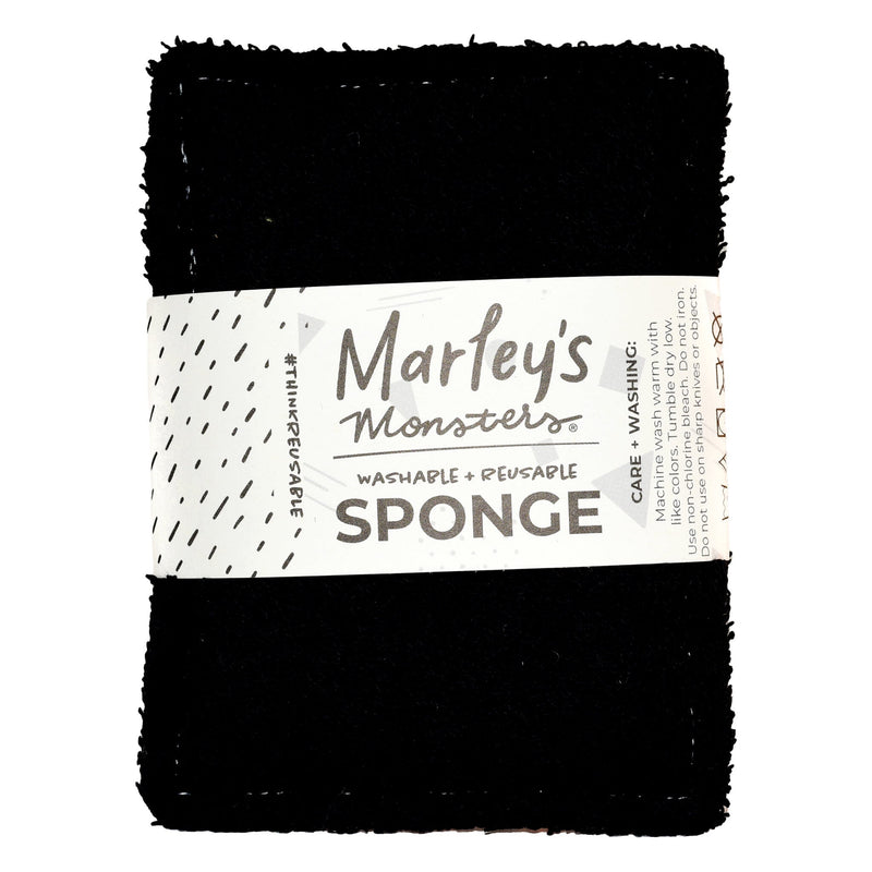 Marley's Monster Sponge Cloth Black with Surprise pattern